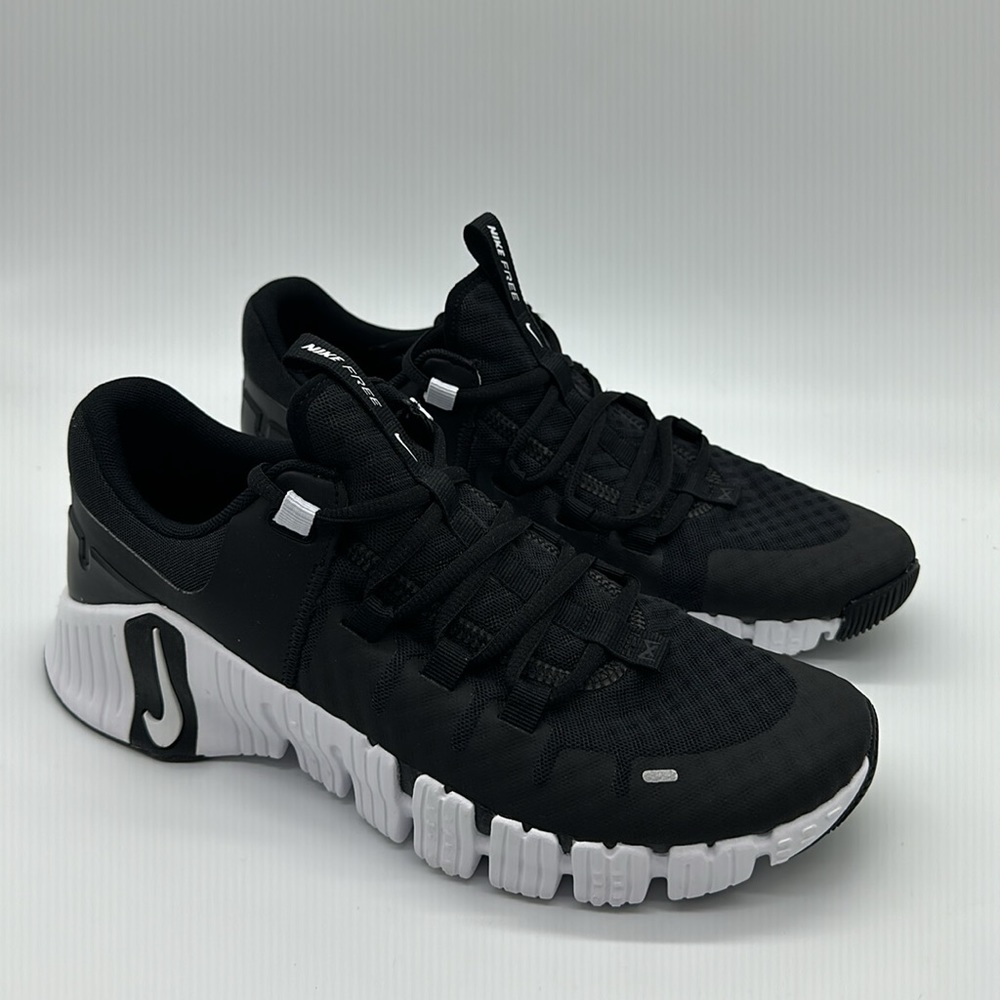 New Nike Men's Free Metcon 5 TB Pro White Black Training FN6616-002 NWOB - Picture 2 of 5